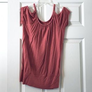 Mudd Coral Tee - Size medium